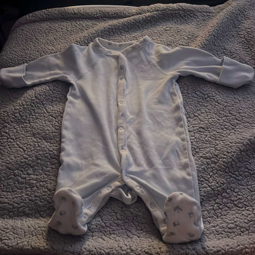 Ralph Lauren footie newborn